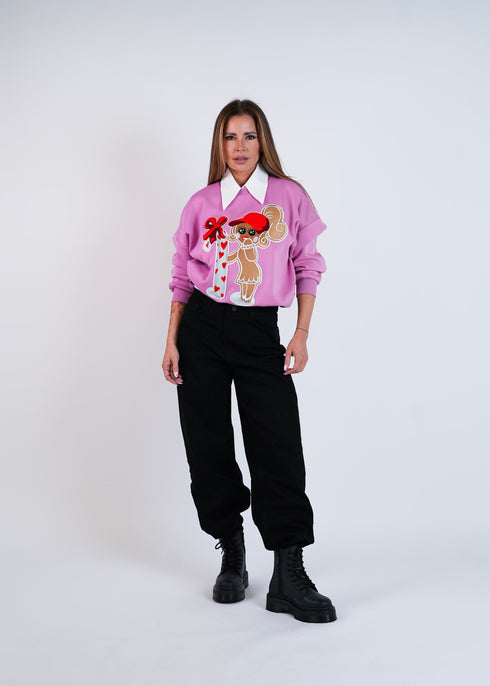 Dámská mikina "Paní Perníčková u tyče"