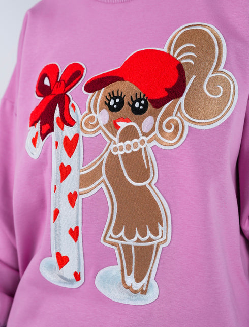 Dámská mikina "Paní Perníčková u tyče"