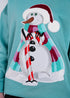 Dámská mikina "Sněhulák na sněhu"