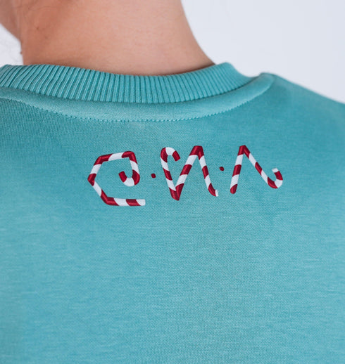 Dámská mikina "Sněhulák na sněhu"