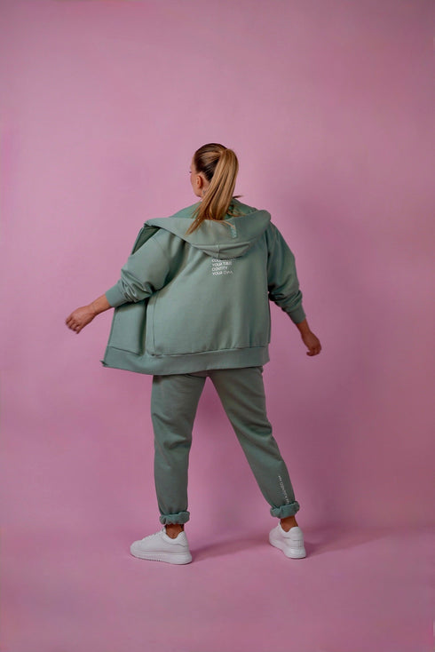 D.N.A Dámská mikina se zipem a kapucí EST.2023