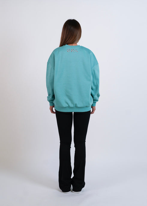 Dámská mikina "Sněhulák na sněhu"