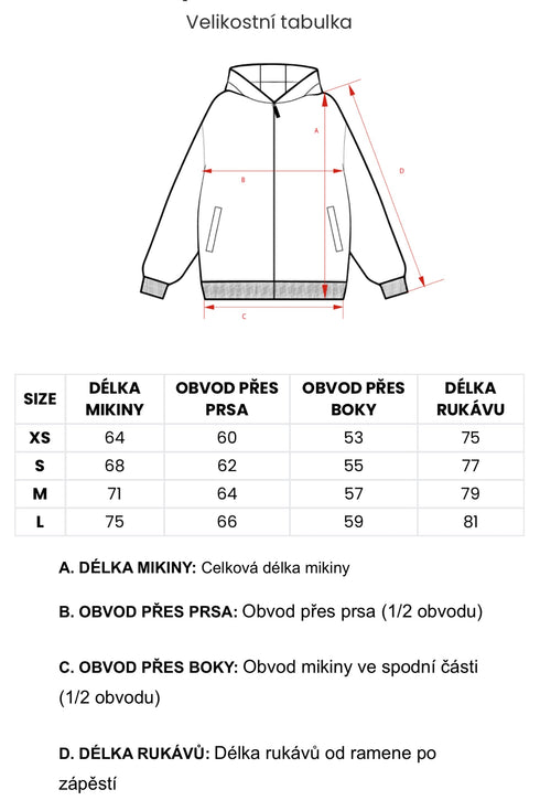 D.N.A Dámská oversize mikina se zipem a kapucí F-OFF