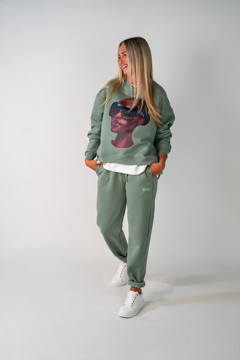 D.N.A Dámská oversize mikina GLASSES