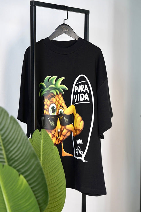 D.N.A Unisex Oversize Tričko PINEAPPLE