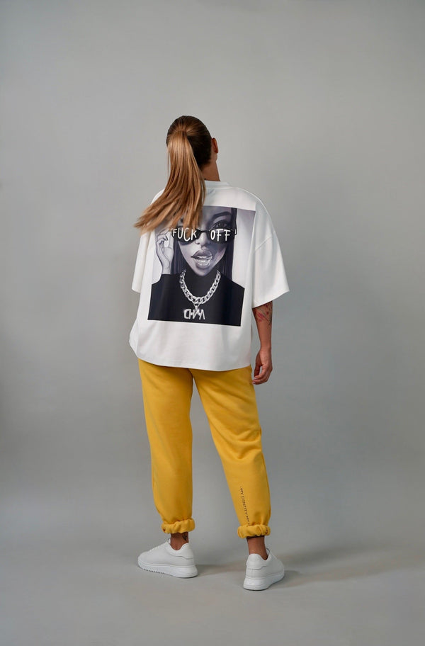 D.N.A Unisex Oversize Tričko F-OFF