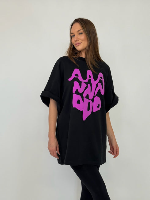 D.N.A Oversize Tričko PUFF White