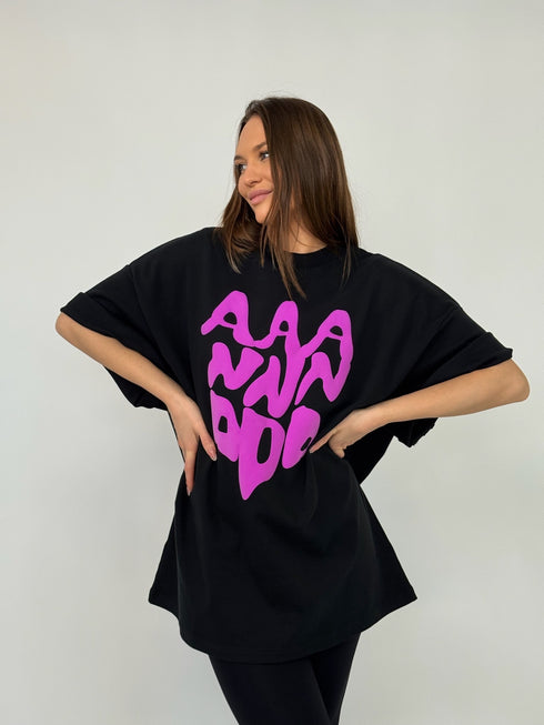 D.N.A Oversize Tričko PUFF White