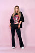 D.N.A Unisex Oversize Tričko LIPS