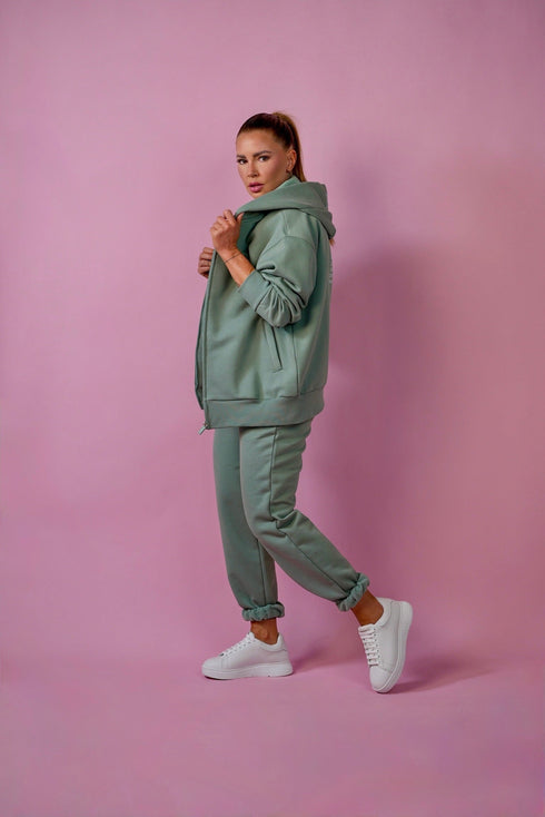 D.N.A Dámská mikina se zipem a kapucí EST.2023